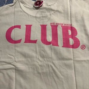 NWT Anti Social Social Club T-shirt - Oh That Club Logo